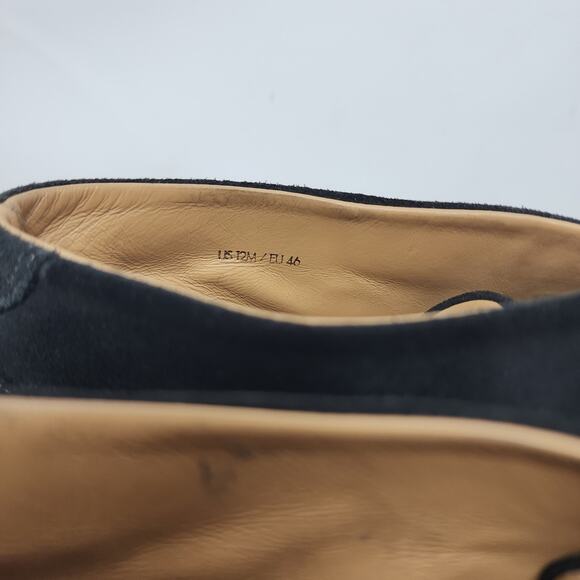 VINCE Sueded Leather Chukka Men’s Size 12 Navy Blue Gum Sole $189 main image 11